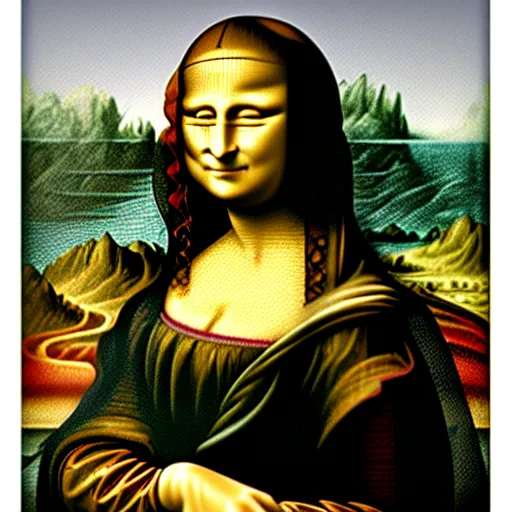 Mona Lisa, painted by René Magritte | Stable Diffusion | OpenArt