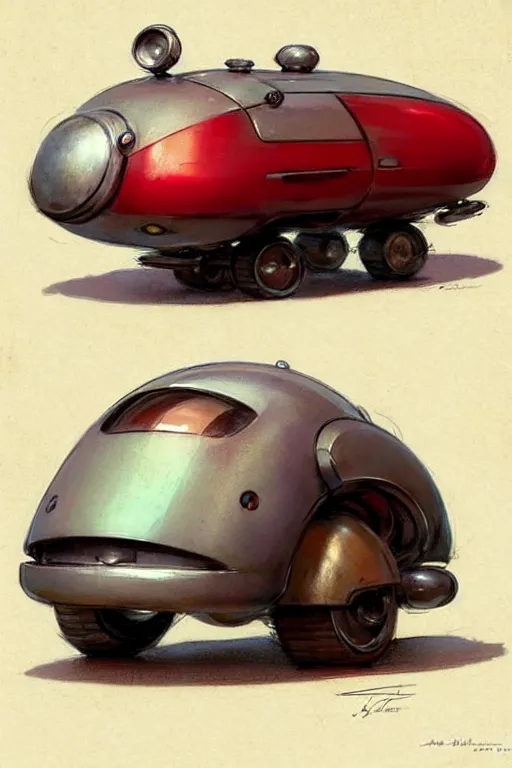 Prompt: page layout ( ( ( ( ( 1 9 5 0 s retro future android robot fat robot mouse wagon. muted colors., ) ) ) ) ) by jean - baptiste monge,!!!!!!!!!!!!!!!!!!!!!!!!! chrome red