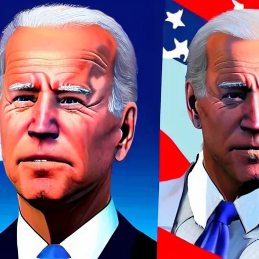 Prompt: Joe Biden in GTA V