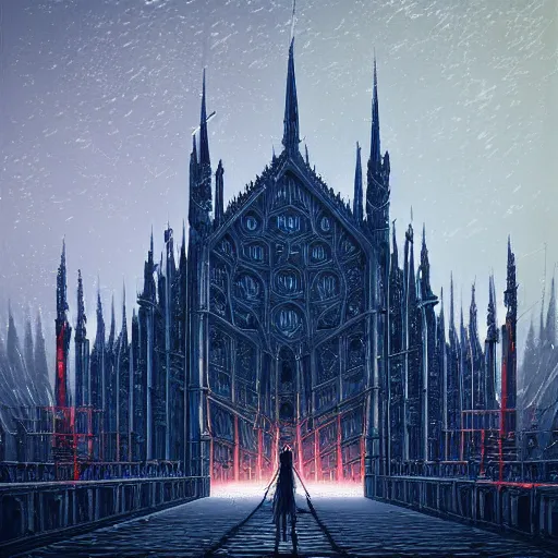 Prompt: anor londo by alena aenami