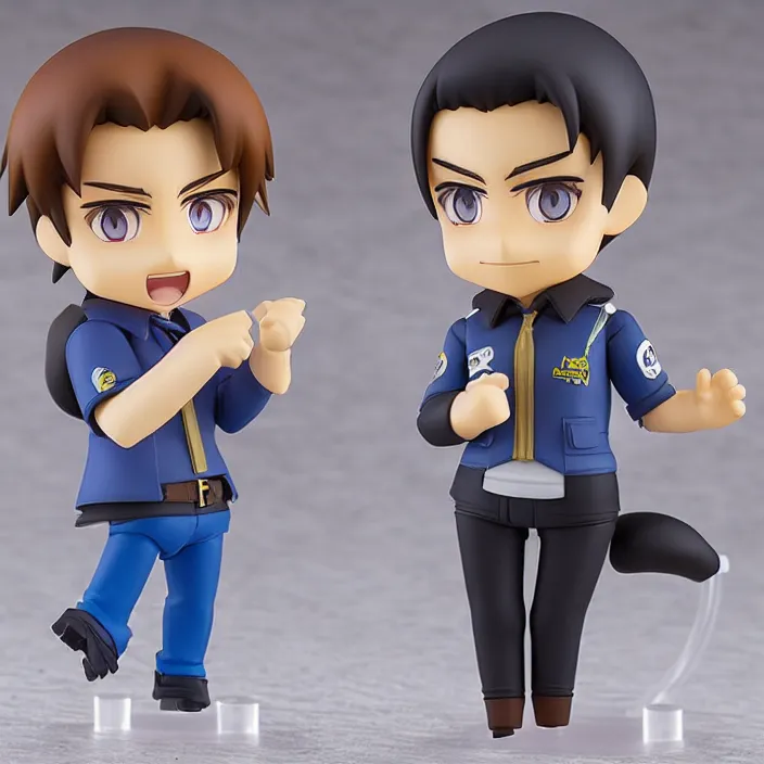 Prompt: jerma 9 8 5, an anime nendoroid of jerma 9 8 5, figurine, detailed product photo