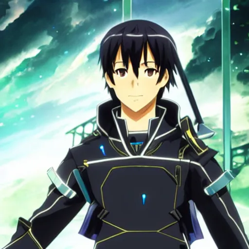 Image similar to Remi Malek as Kirito in Sword Art Online Movie Adaptation