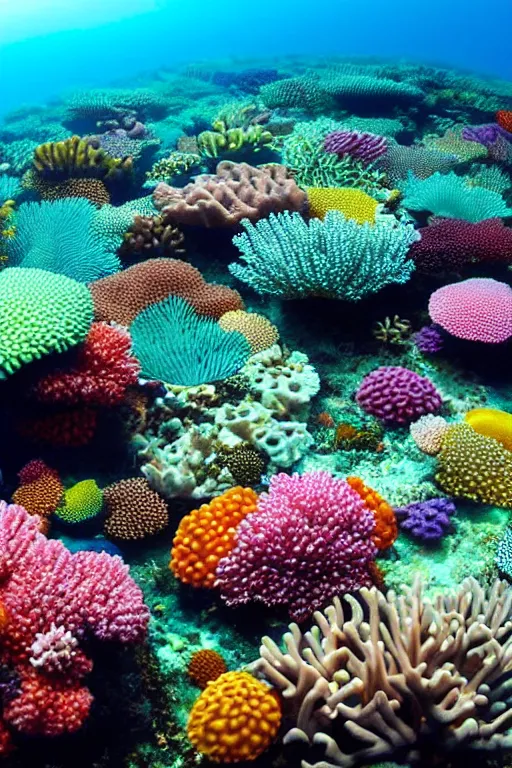 Image similar to beautiful coral reef landscape