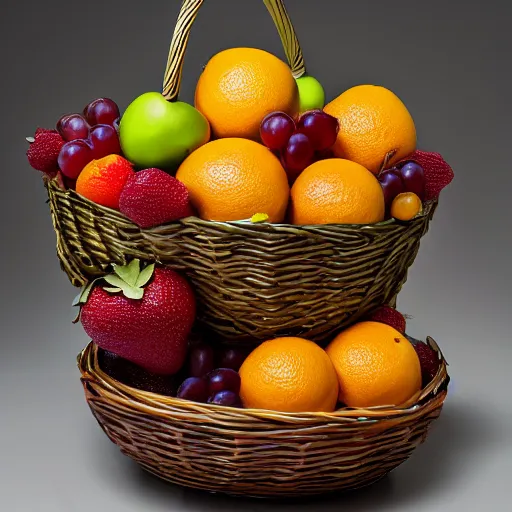 Prompt: a frUIt bAsKEt, 4K