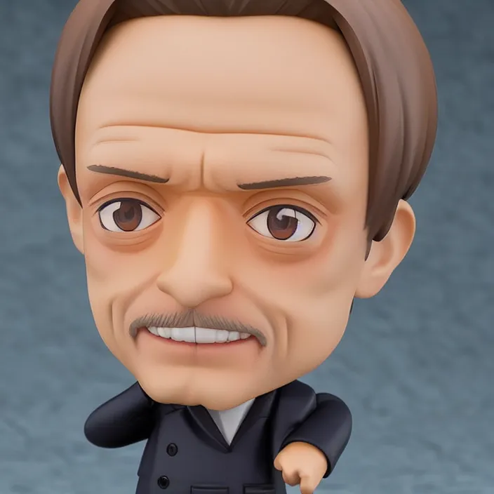 Prompt: a nendoroid of Steve Buscemi, figurine, product photo, detailed