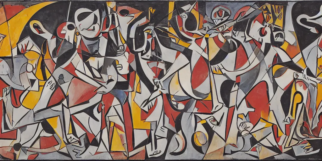 Image similar to Dimethyltryptamine Guernica