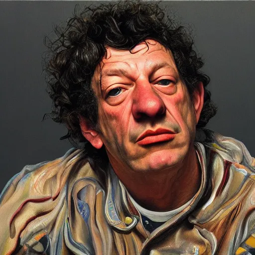 Prompt: high quality high detail painting by lucian freud, hd, dean ween, portrait