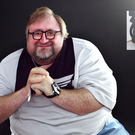 gabe newell as an angel, 4k, photograph, holy, Stable Diffusion