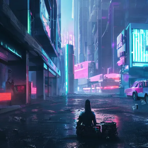 Image similar to the last day on earth, cyberpunk aesthetic, 4 k, photorealistic