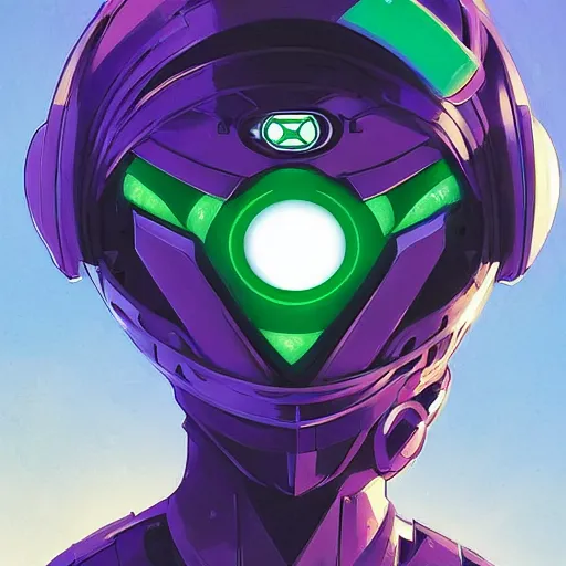 Prompt: a portrait of a stunning beautiful elite green lantern gundam pilot, with an intricate, detailed, urban inspired hiphop afro futuristic helmet, vector behance hd jesper ejsing, rhads, makoto shinkai, lois van baarle, ilya kuvshinov, rossdraws, hd, 3 2 k, ilya kuvshinov, gustav klimt