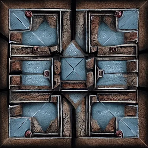 Prompt: hand painted dungeon texture with perfect details, symmetry, digital art