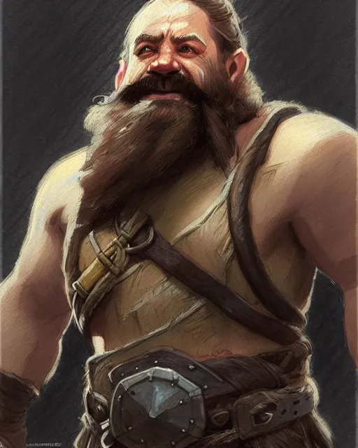 Image similar to gimli dwarf fighter | | pencil sketch, realistic shaded, fine details, realistic shaded lighting poster by greg rutkowski, magali villeneuve, artgerm, jeremy lipkin and michael garmash and rob rey