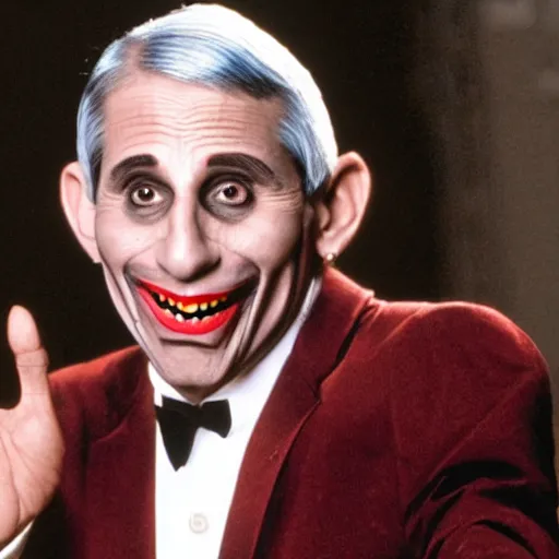 Prompt: Anthony Fauci as Jim Carey in the mask