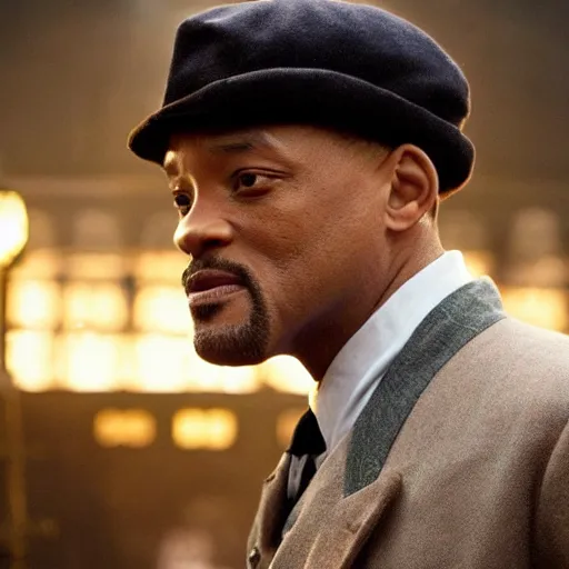 Prompt: Will Smith in the Peaky Blinders
