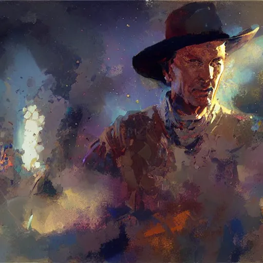 Image similar to space cowboy by craig mullins