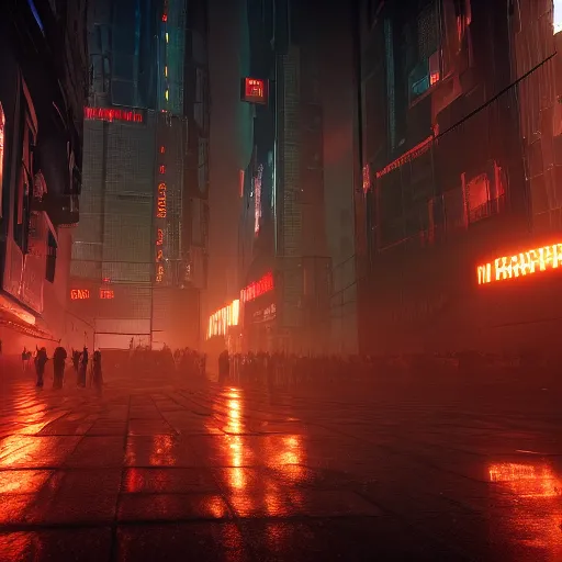 Image similar to cyberpunk dystopian gotham city, 3d 8k render, foggy and atmospheric, night, starry sky, glowing lights, photorealism, unreal engine,