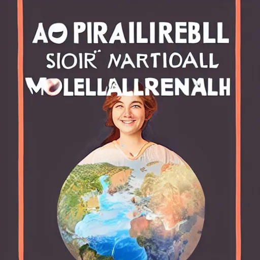 Prompt: a spherical Millenial woman