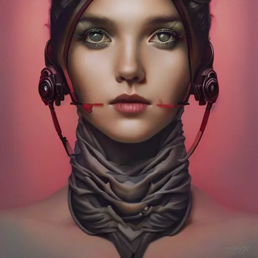 Image similar to Lofi portrait by Tristan Eaton Stanley Artgerm and Tom Bagshaw