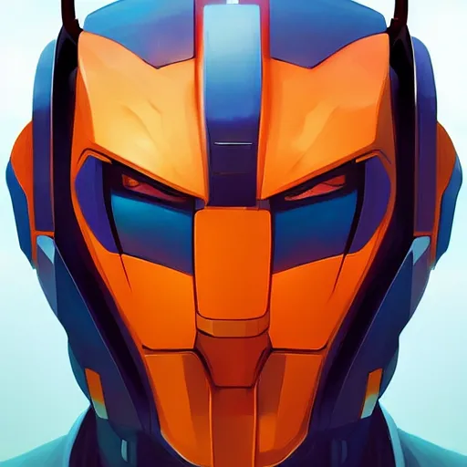 Image similar to face icon stylized minimalist transformers, loftis, cory behance hd by jesper ejsing, by rhads, makoto shinkai and lois van baarle, ilya kuvshinov, rossdraws global illumination