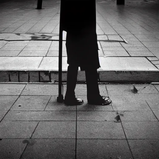 Image similar to 4x5 styled street photography, surreal scene, 35mm lens, black & white, pastel colours overlap, grainy, bokeh, depth of field, dreamy, rule of thirds