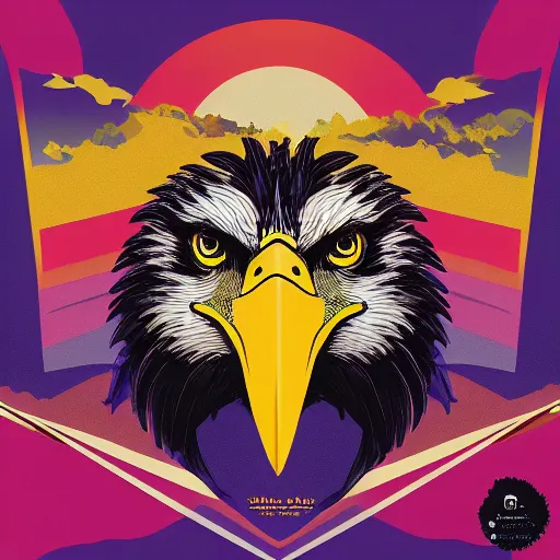 Prompt: eagle album art, cover art, poster - n 9