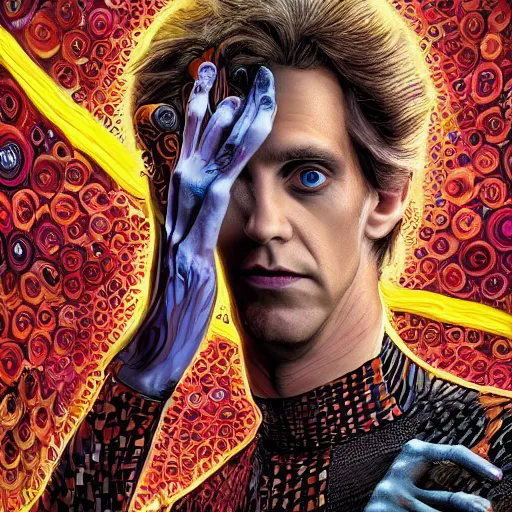 Prompt: David Haller from Legion x-men extremely intricate detailed 4k surrealism