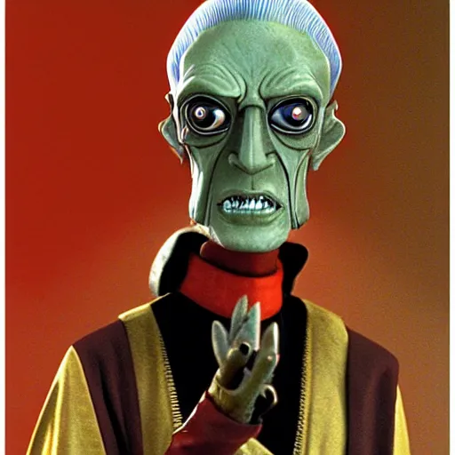 Image similar to viceroy nute gunray from star wars prequels