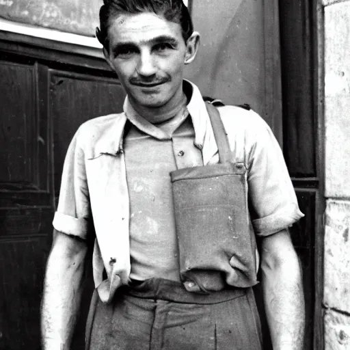 Image similar to a typical frenchman in 1 9 5 0