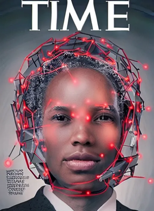 Prompt: TIME magazine cover, the coming AI singularity, from Stable Diffusion to Eternity