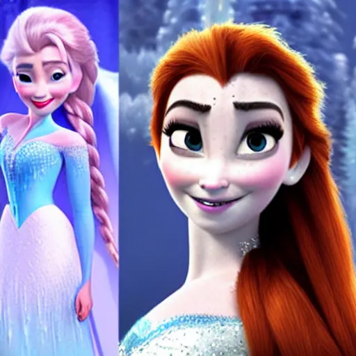 Prompt: bad bhabie as elsa in live action disney frozen, 8k resolution, full HD, cinematic lighting, award winning, anatomically correct