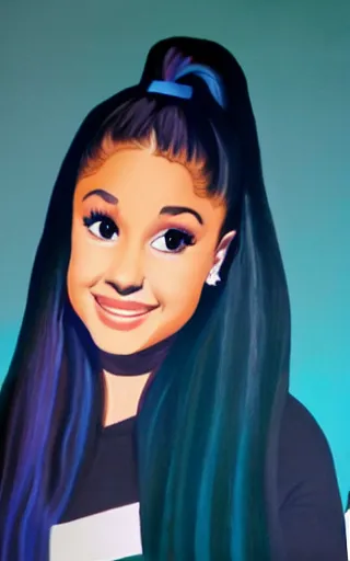 Prompt: painting of Ariana Grande in the style of Chamberlain, Johns