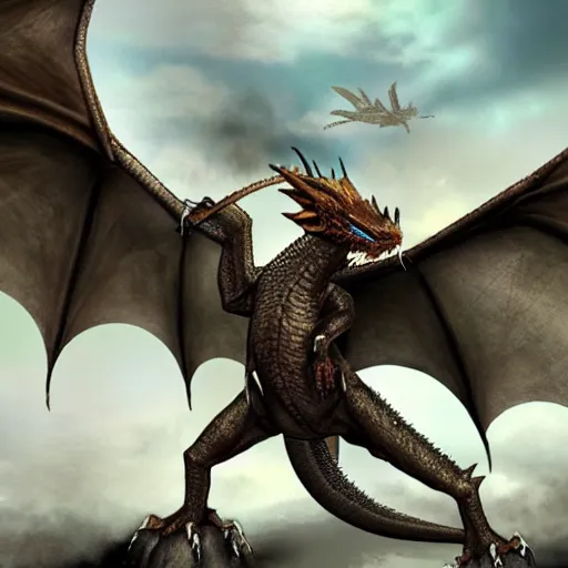 Prompt: dragon saphira fighting against soldiers photo realistic, detailed