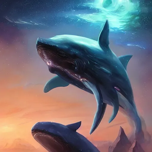 Image similar to eyes! space magical whale with multiple eyes, eyes!, eyes!, eyes!, eyes!, eyes!, eyes, galaxy whale, epic fantasy style art, galaxy theme, by Greg Rutkowski, hearthstone style art, 99% artistic