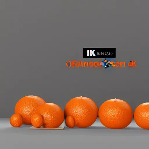 Prompt: realistic photo of orange 4k