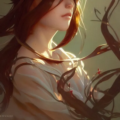 Image similar to ultra realistic illustration, oliva wild anime, intricate, elegant, highly detailed, digital painting, artstation, concept art, smooth, sharp focus, illustration, art by artgerm and greg rutkowski and alphonse mucha