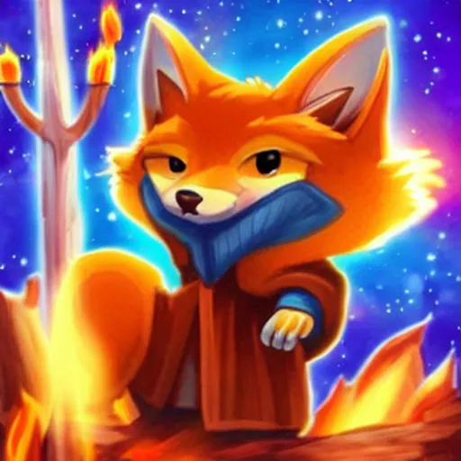 Image similar to Wizard Fox