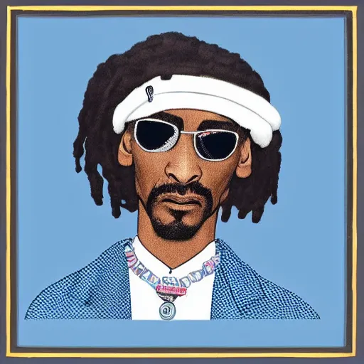 Prompt: microscopic image of snoop dog