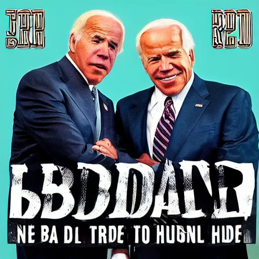 Image similar to Joe bidens rap album cover