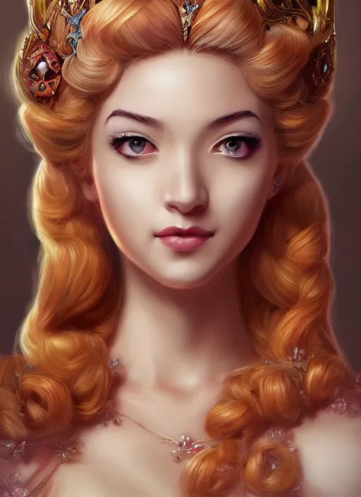 Image similar to portrait Princess Peach as of the Goddess of Wisdom, elegant, intricate, rococo full frontal shot, highly detailed, digital painting, artstation, concept art, sharp focus, illustration, art by artgerm