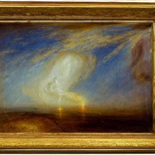 Prompt: turner painting mars landscape clouds