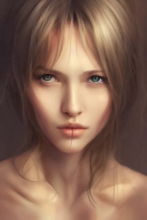 Image similar to virgin portrait, by artgerm, WLOP