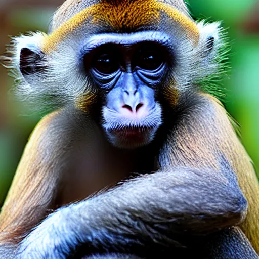 Image similar to twitter monkey nft