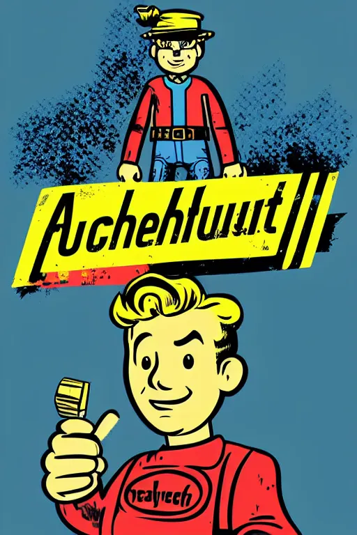 Image similar to fallout 7 6 retro futurist illustration art by butcher billy, sticker, colorful, illustration, highly detailed, simple, smooth and clean vector curves, no jagged lines, vector art, smooth andy warhol style