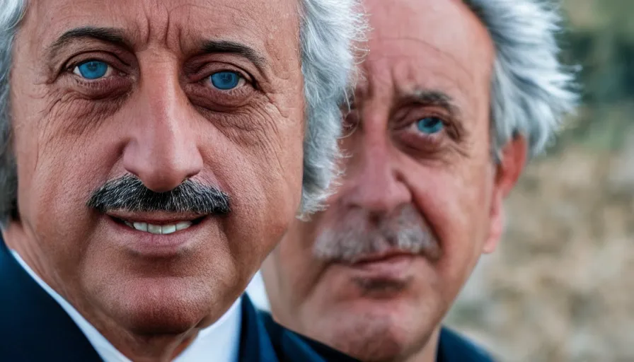Prompt: hyper-realistic and anamorphic 2010s movie still close-up portrait of Giovanni Falcone, by Paolo Sorrentino, Leica SL2 30mm, beautiful color, high quality, high textured, lens flare, precise face