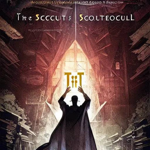 Prompt: The Sect Occultists, game poster , Artwork by Akihiko Yoshida, cinematic composition