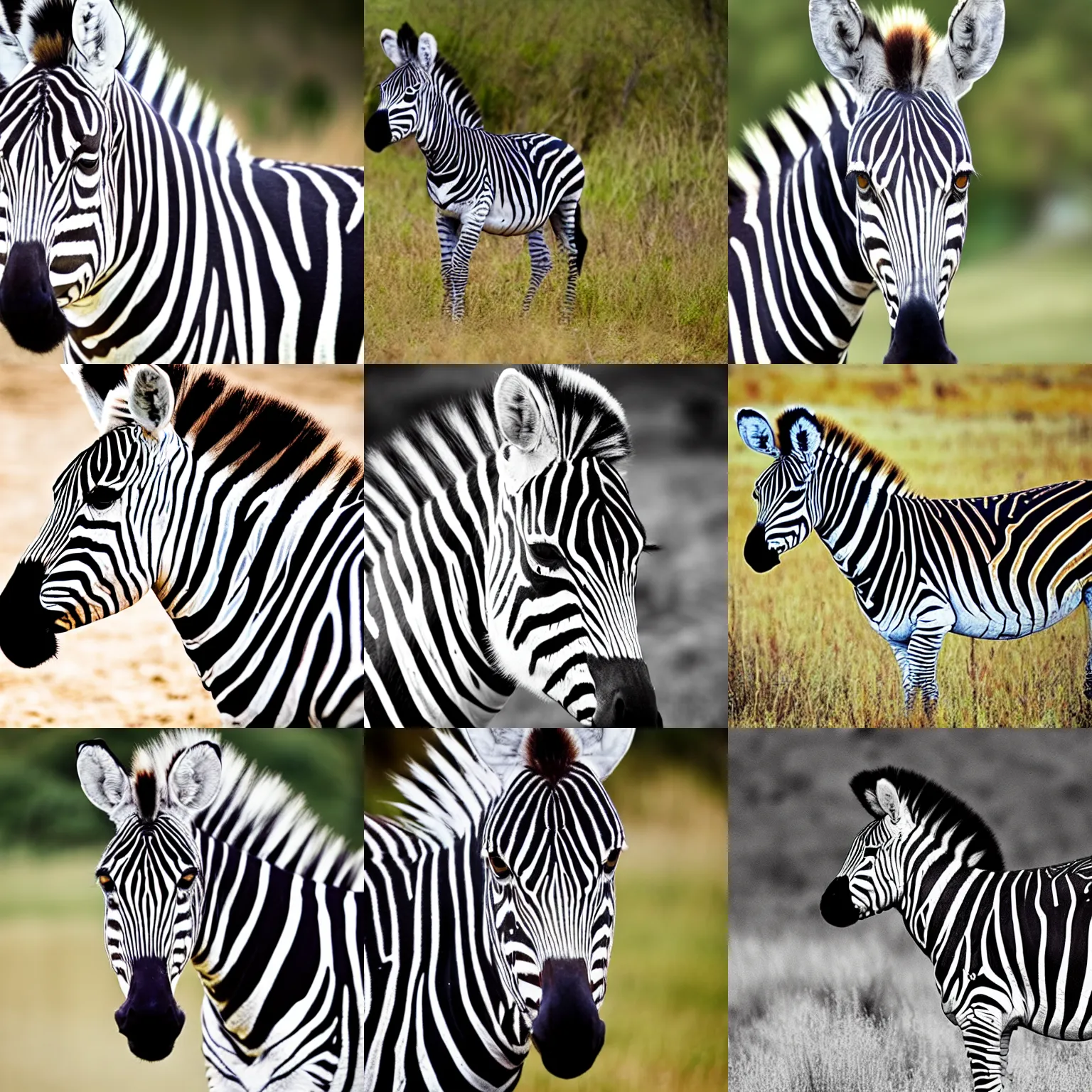 Prompt: photo of a zebra