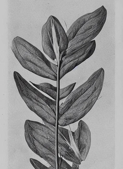 Prompt: scientific botanical illustration of a plant with human fingers