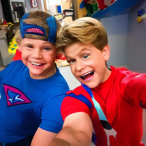 henry hart and ray manchester from henry danger show, Stable Diffusion