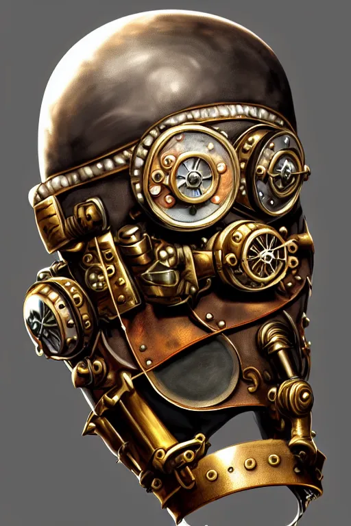 Image similar to steampunk helmet fantasy art mask cowboy!! stylized digital illustration sharp focus, elegant intricate digital painting artstation concept art global illumination ray tracing advanced technology chaykin howard and campionpascale and cooke darwyn and davis jack