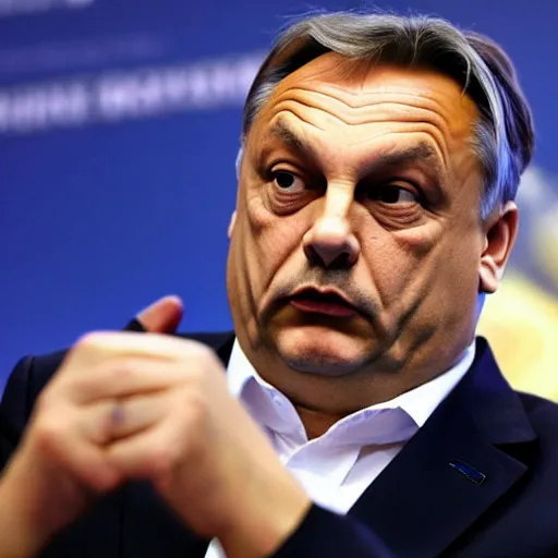 Image similar to Viktor Orban Starving